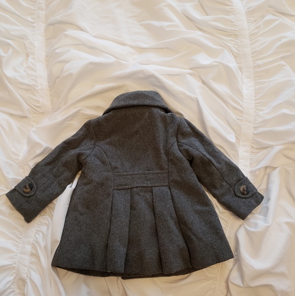 Toddler Girls Wool Coat - Picture 2 of 5